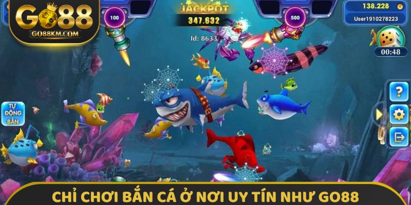 Chỉ chơi ở nơi uy tín như GO88