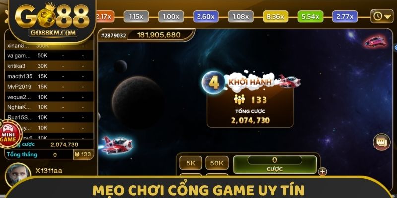 Mẹo chơi cổng Game uy tín