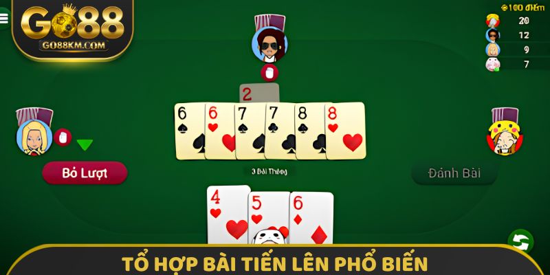 Tổ hợp bài tiến lên phổ biến